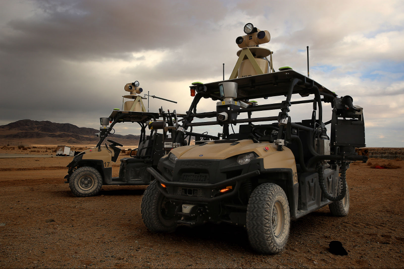 Illustration for article titled These Autonomous Patrol Cars Keep Watch Over Our Nuclear Stockpiles